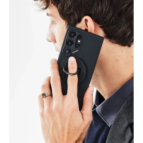 Cover Samsung Z Flip 6 Slim Case Pitaka - Black